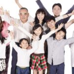 Happy Extended Family Isolated On White Free Stock Photo - Public ...